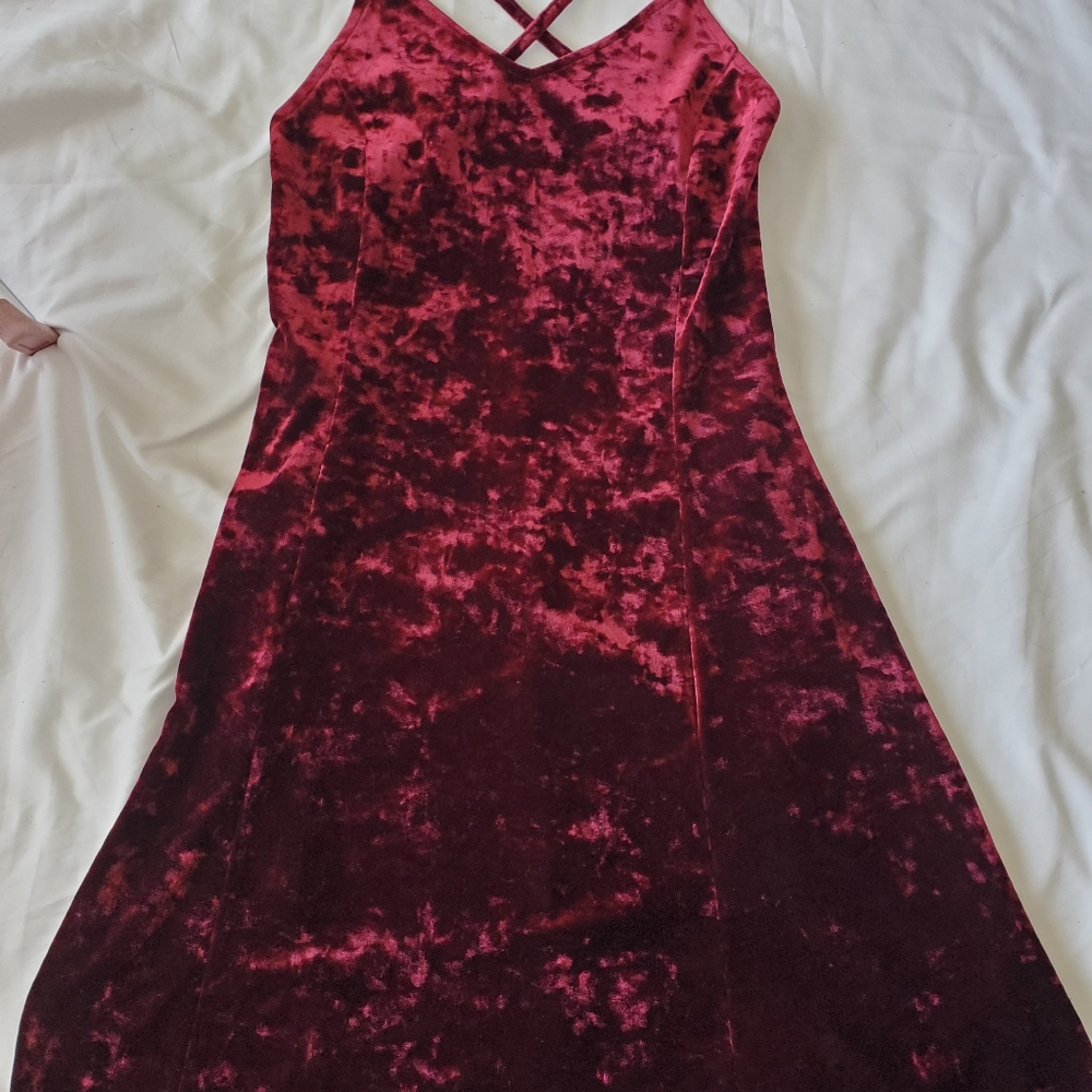 Burgandy/ red dress